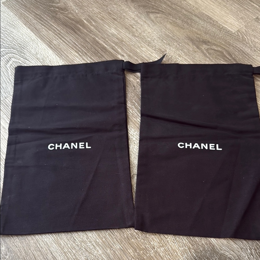 SOLD CHANEL Black Dust Bags